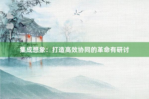 集成想象：打造高效协同的革命有研讨